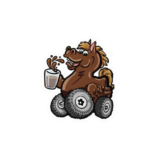 Buck, Buck, Bronco Sticker