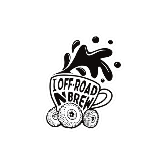 I Off-Road N Brew Vinyl Decal