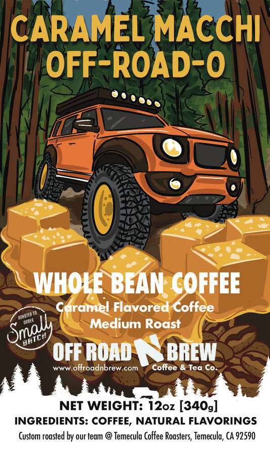 Caramel Macchi Off-Road-O - Medium Roast, Carmel Flavored Coffee