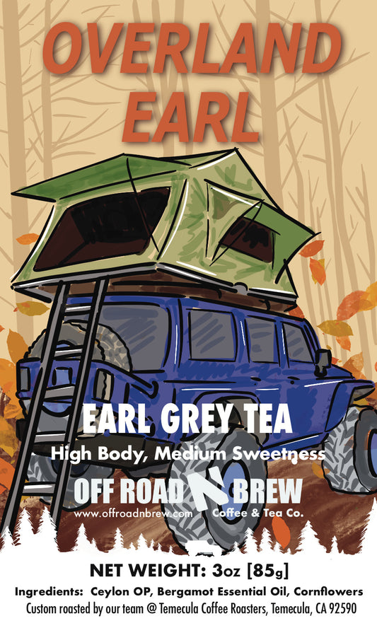 Overland Earl - Earl Grey Tea, Loose Leaf Flavored Tea