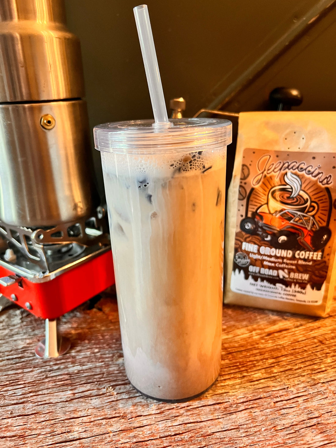 Trailside Blueberry Chocolate Latte