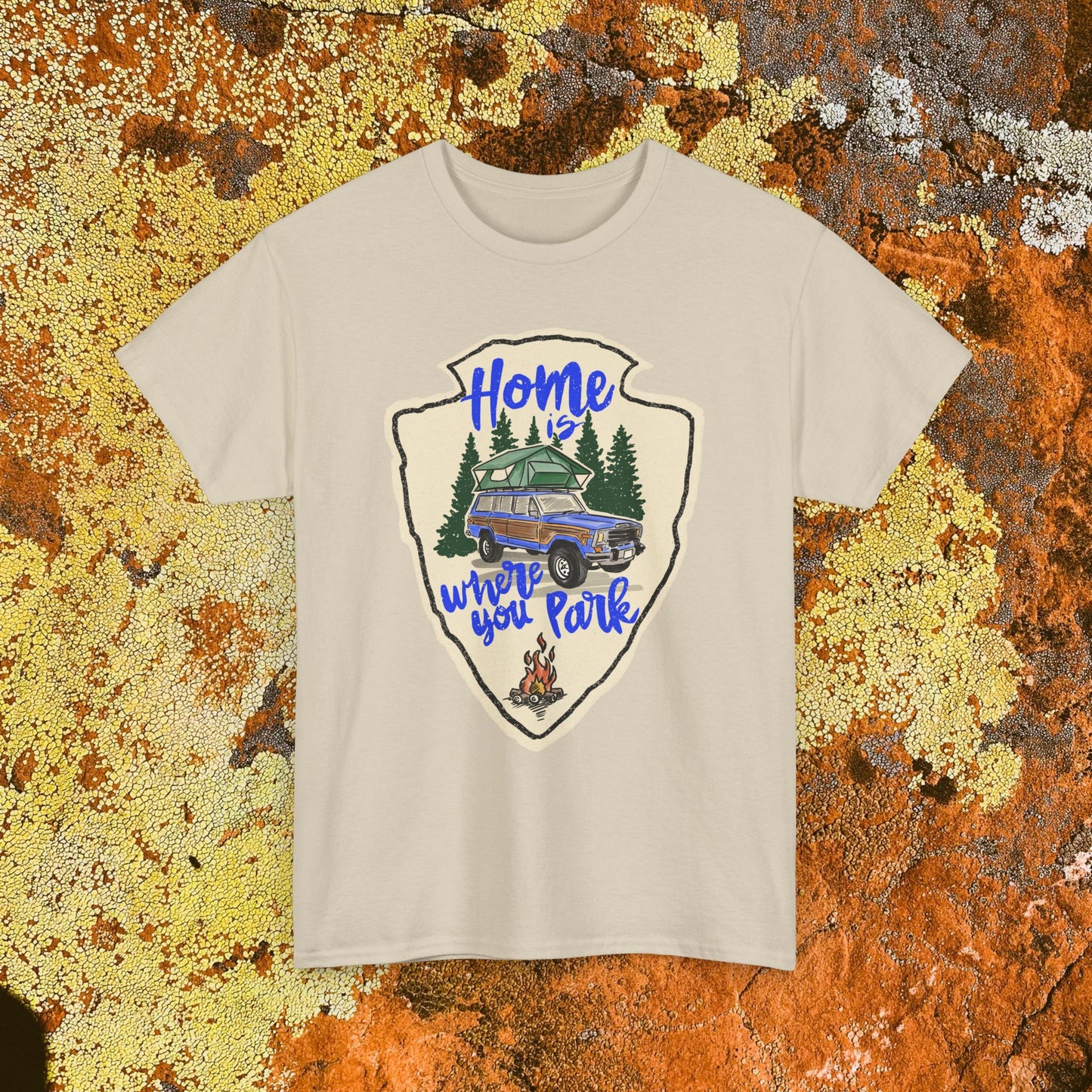 Home Where You Park Unisex Heavy Cotton Tee