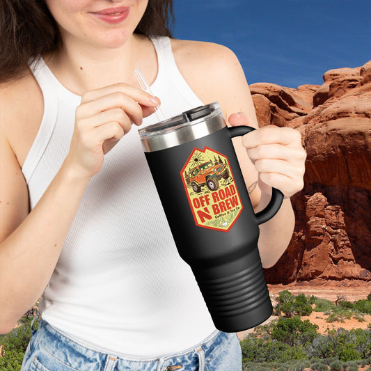 Off Road N Brew Insulated Travel Mug, 40oz