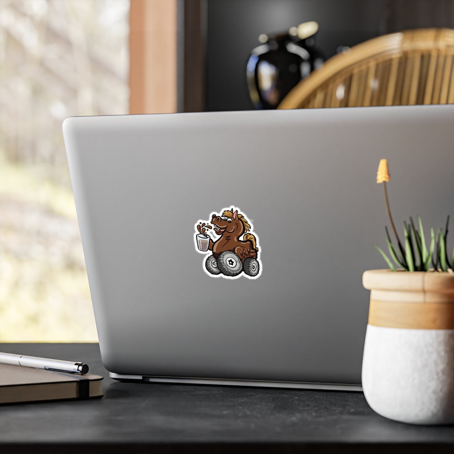 Buck, Buck, Bronco Sticker