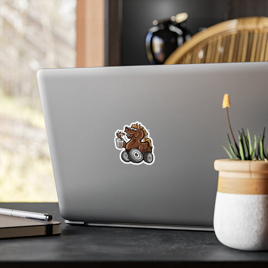 Buck, Buck, Bronco Sticker