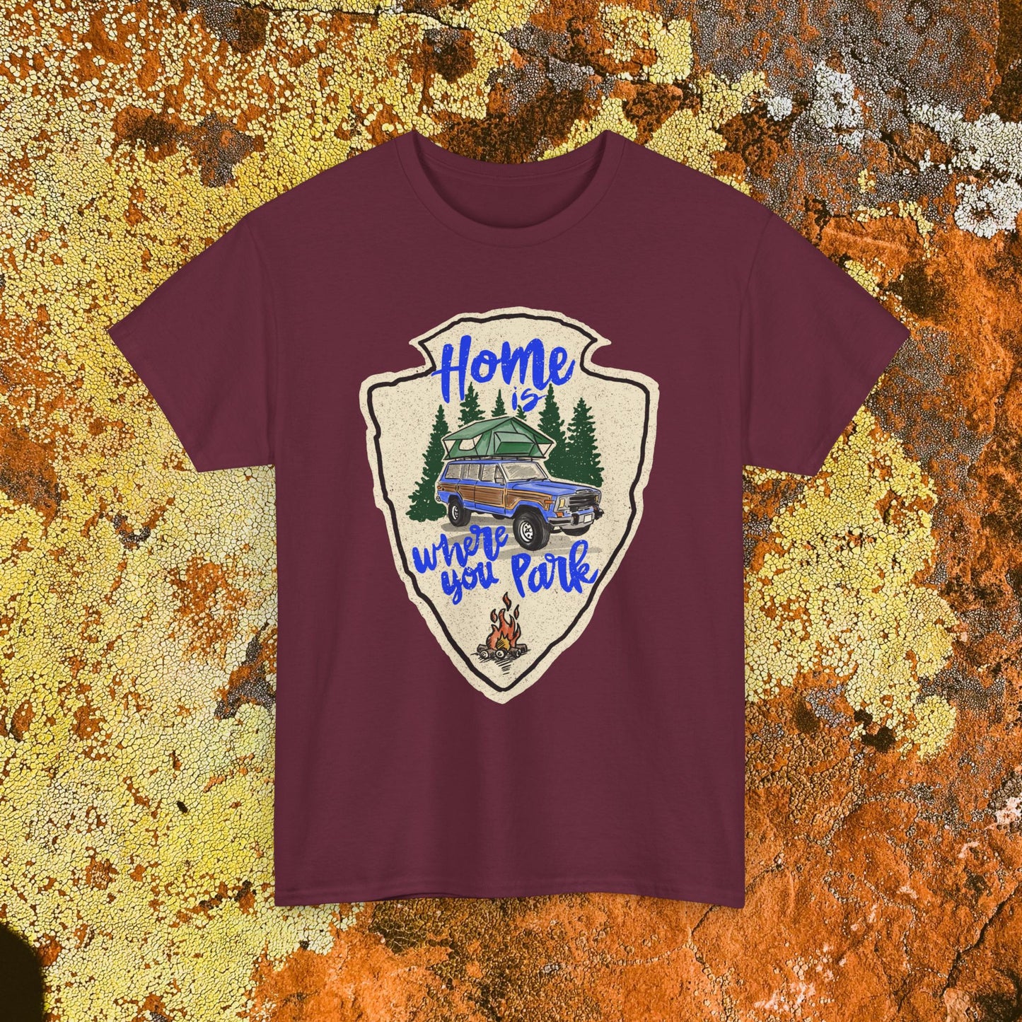 Home Where You Park Unisex Heavy Cotton Tee