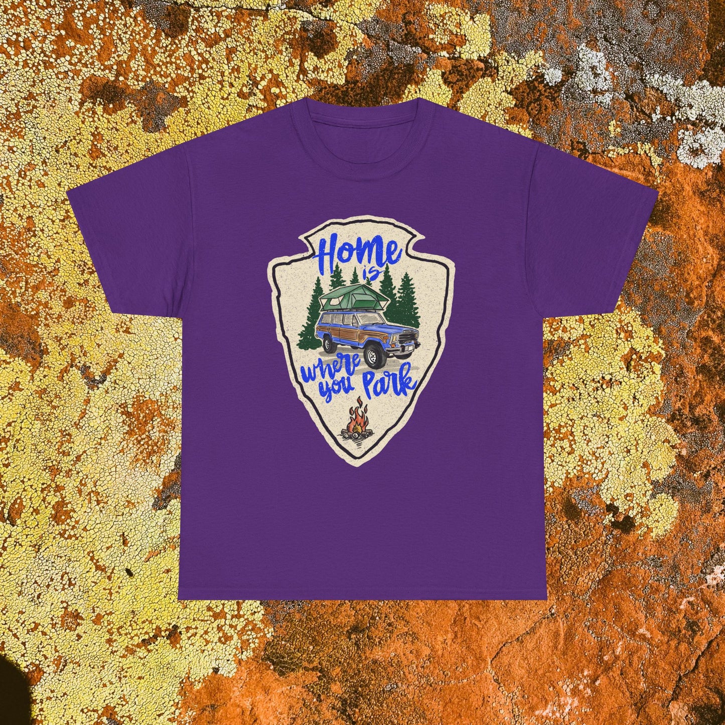 Home Where You Park Unisex Heavy Cotton Tee