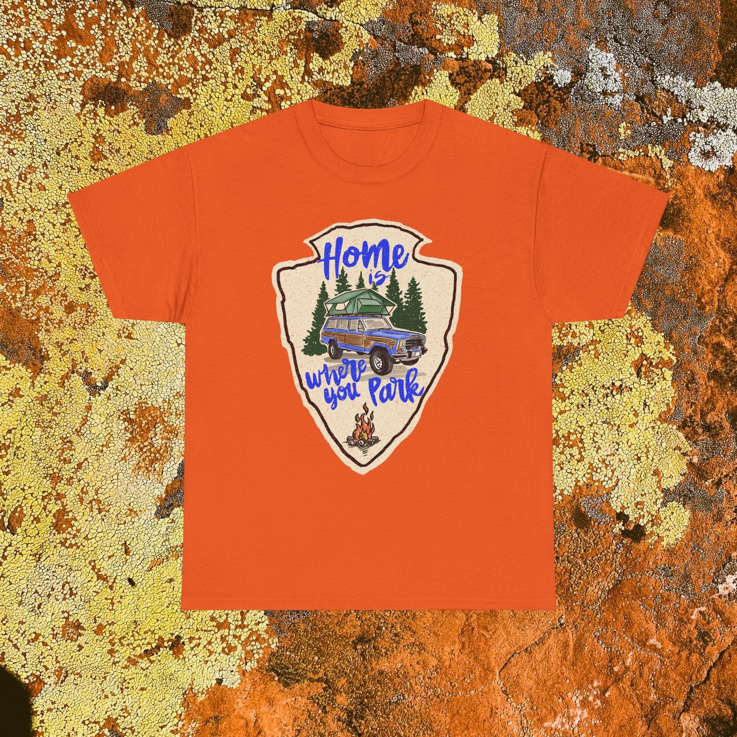 Home Where You Park Unisex Heavy Cotton Tee