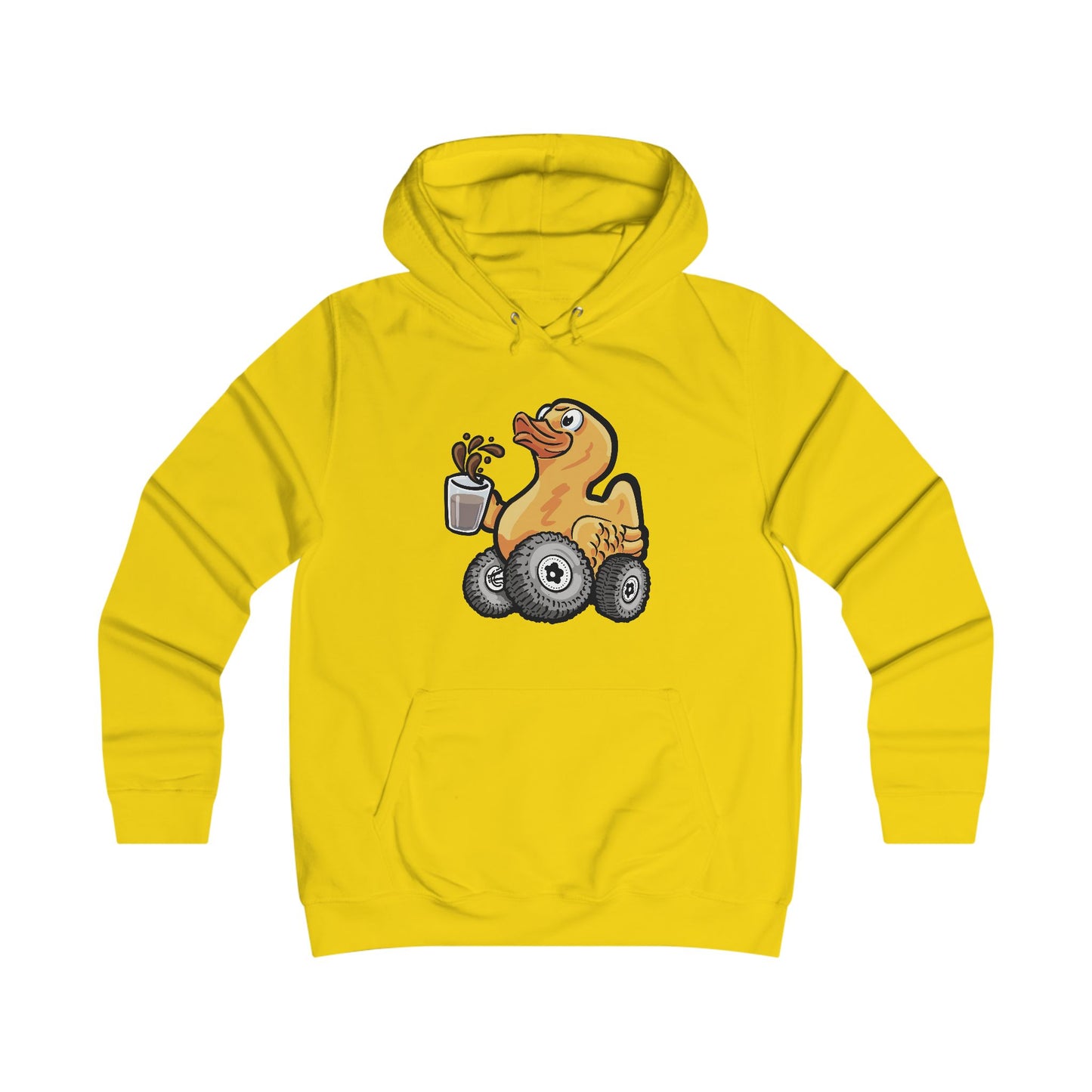 Duck, Duck, Coffee Graphic Hoodie