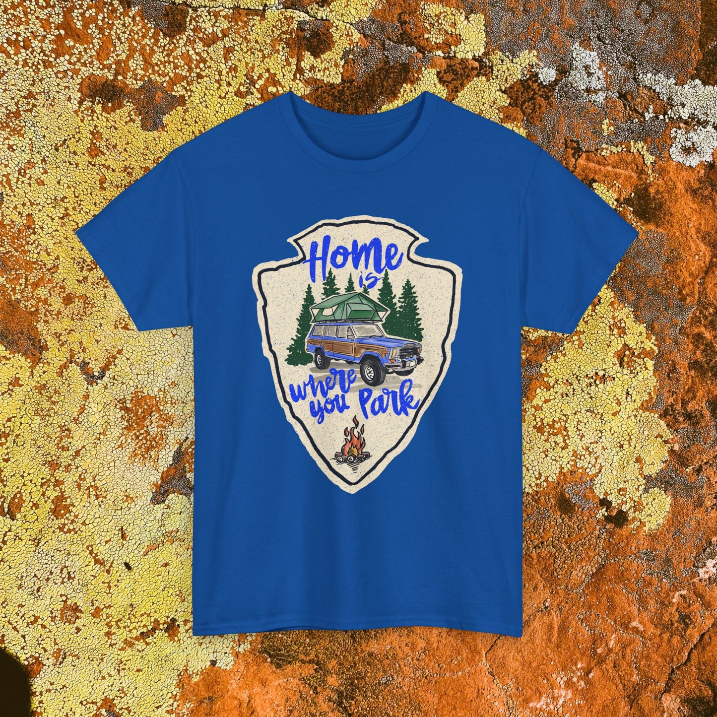 Home Where You Park Unisex Heavy Cotton Tee