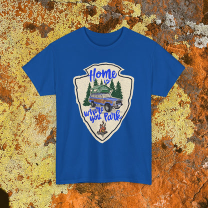 Home Where You Park Unisex Heavy Cotton Tee