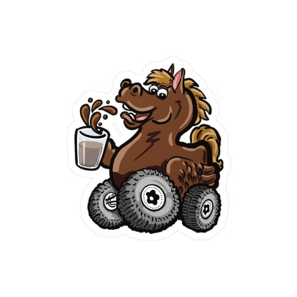 Buck, Buck, Bronco Sticker