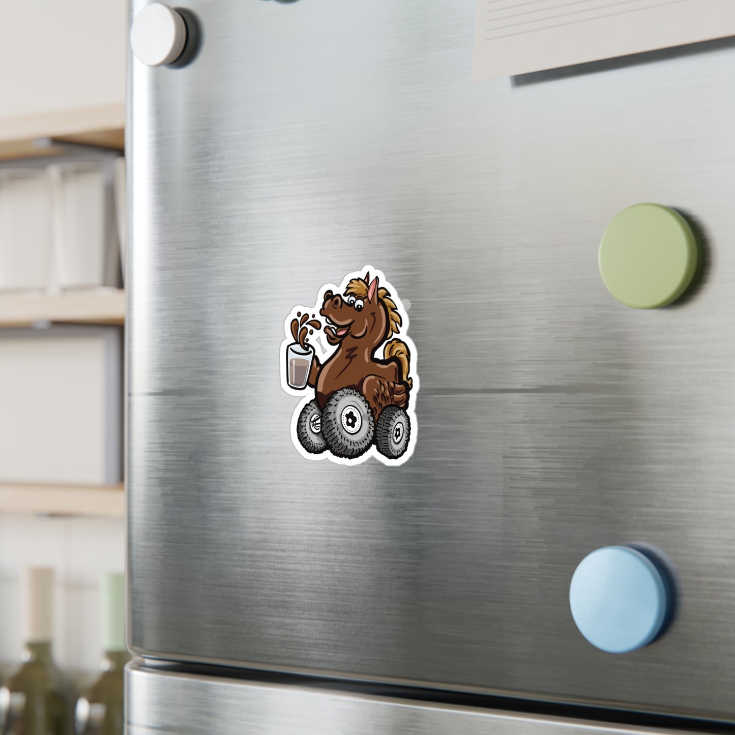 Buck, Buck, Bronco Sticker