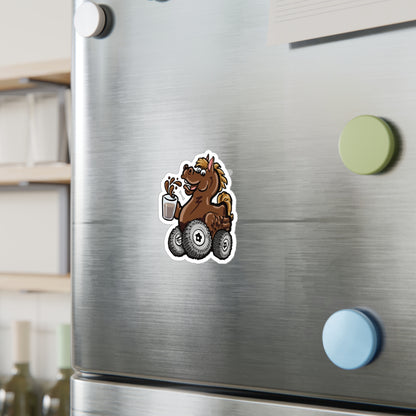 Buck, Buck, Bronco Sticker
