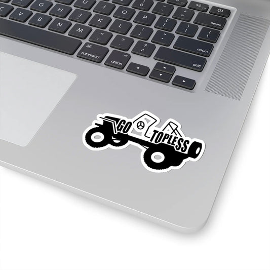 GO TOPLESS Sticker | Decal