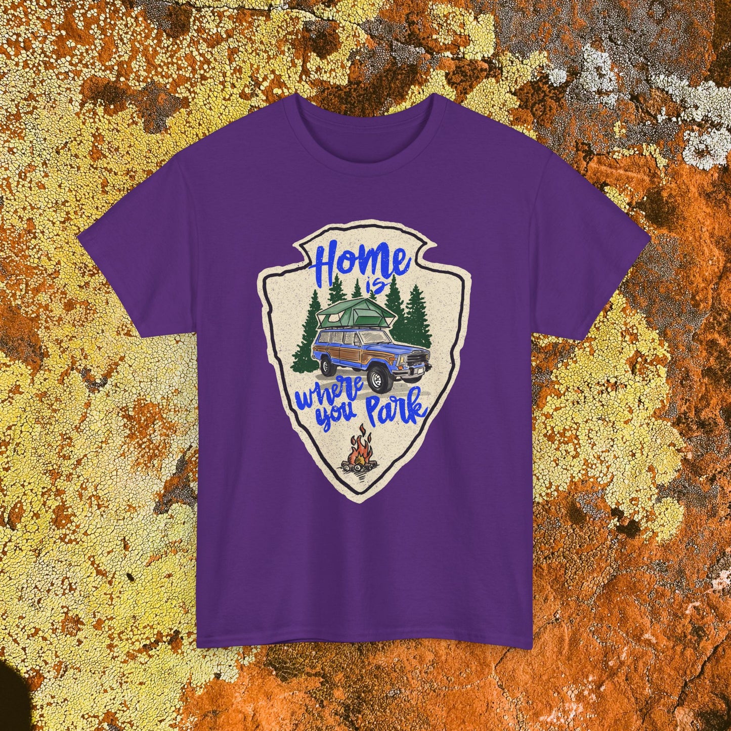 Home Where You Park Unisex Heavy Cotton Tee