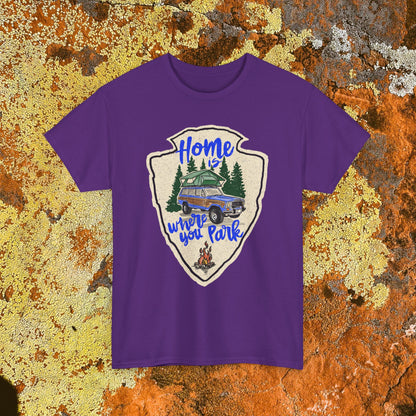 Home Where You Park Unisex Heavy Cotton Tee