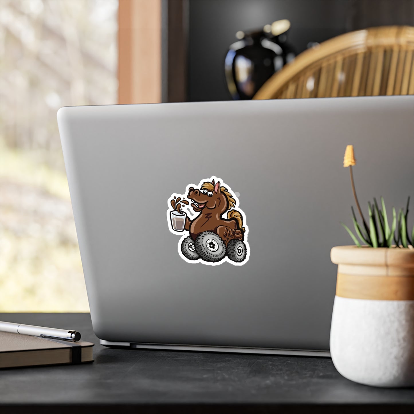 Buck, Buck, Bronco Sticker