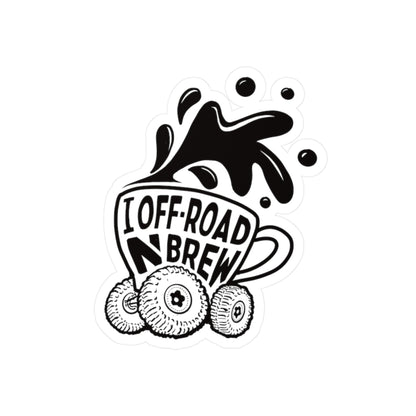 I Off-Road N Brew Vinyl Decal