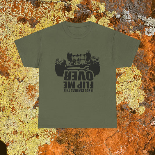If You Can Read This, Flip Me Over Off-Road T-Shirt, Off-Road Humor Tee