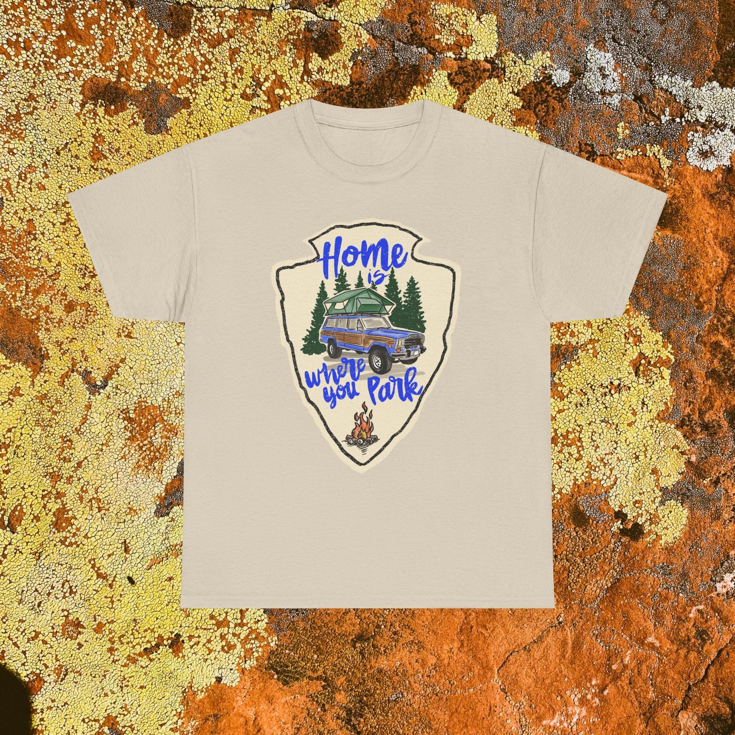 Home Where You Park Unisex Heavy Cotton Tee
