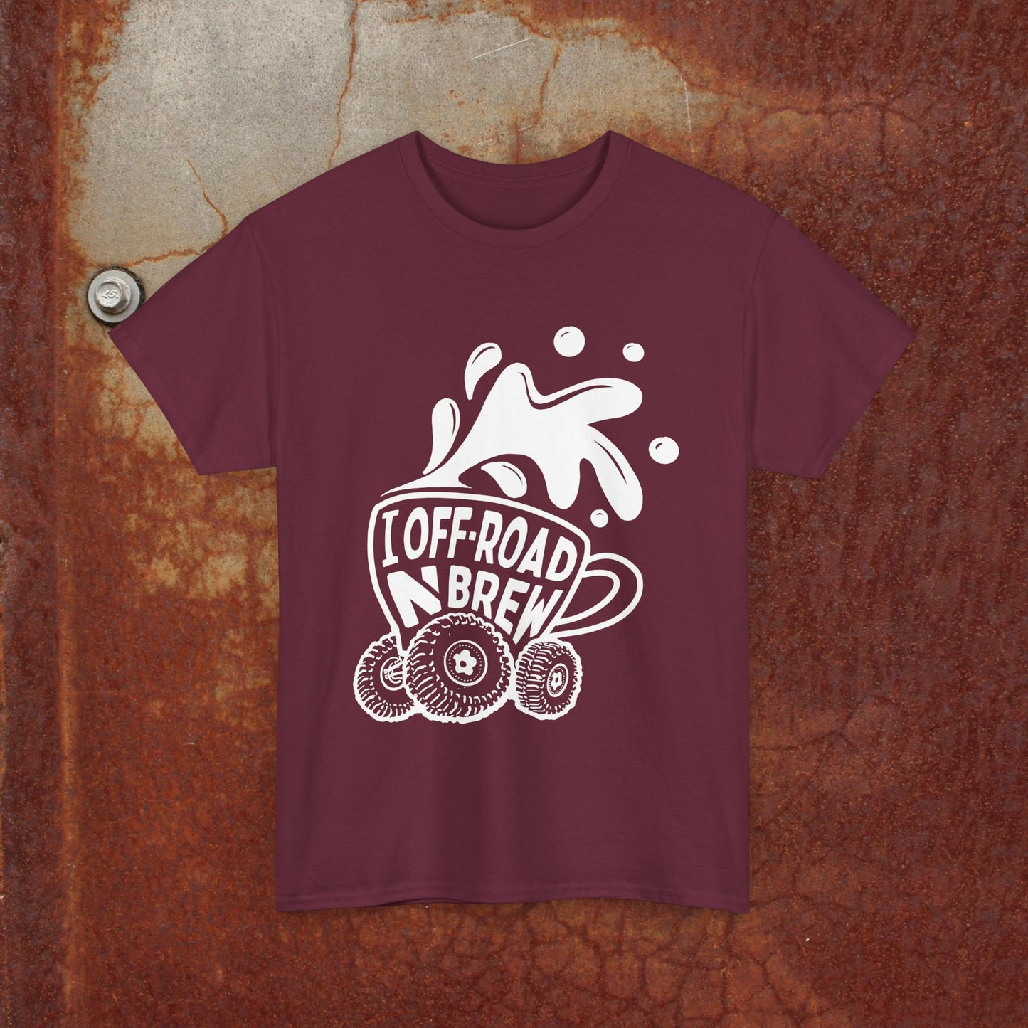I Off-Road N Brew Tee | Unisex Heavy Tee