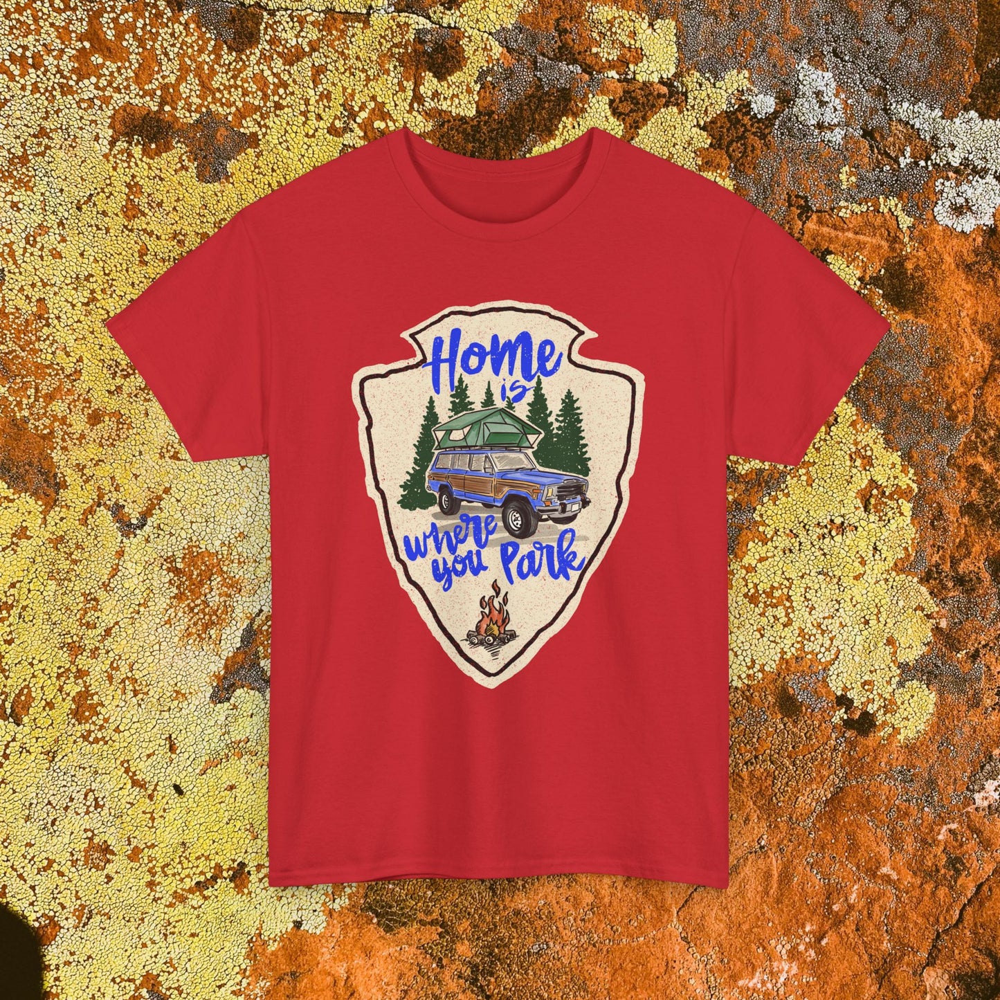 Home Where You Park Unisex Heavy Cotton Tee