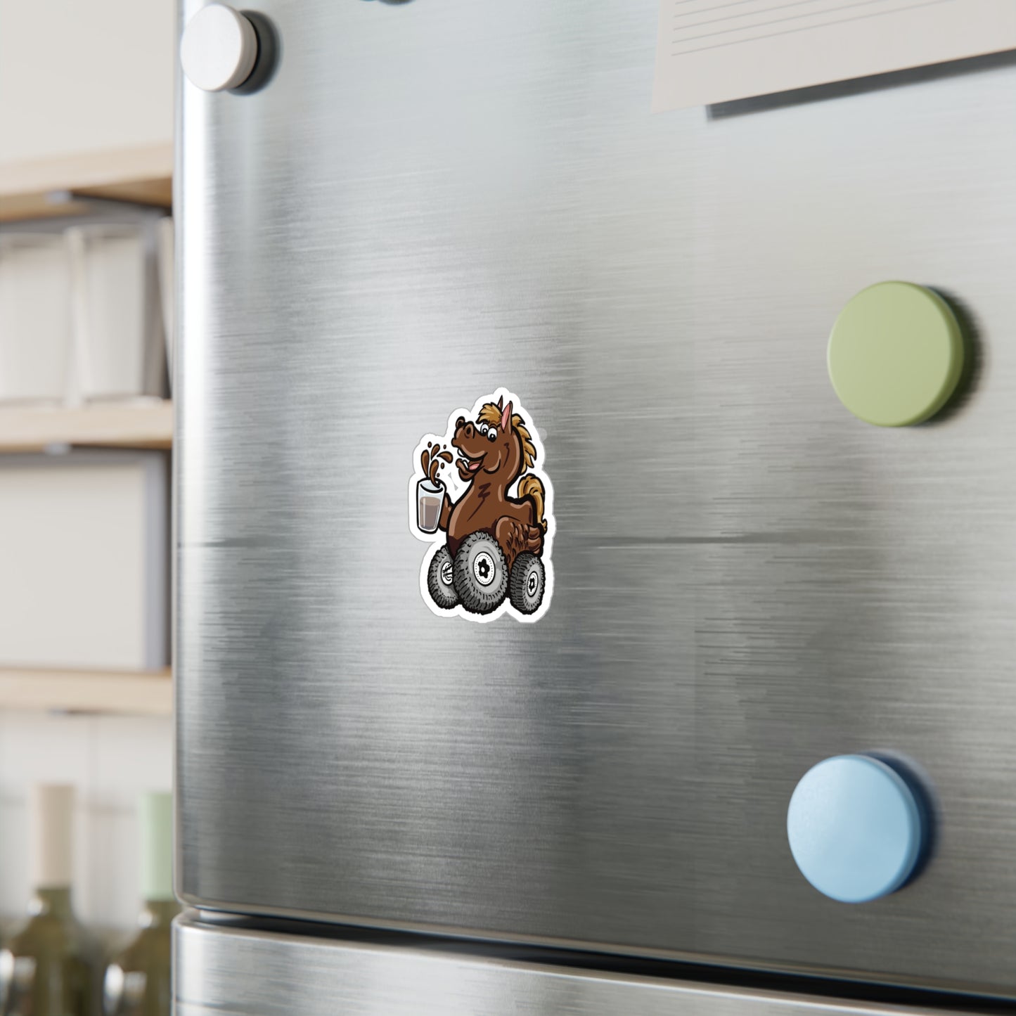 Buck, Buck, Bronco Sticker