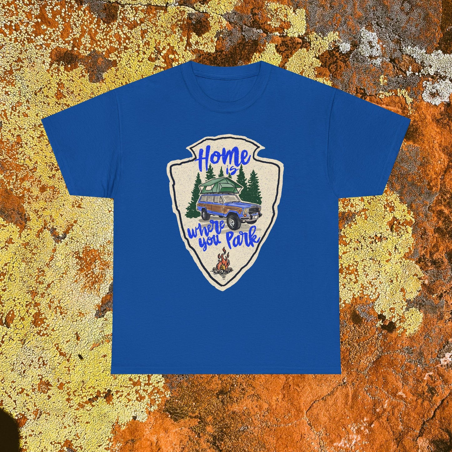 Home Where You Park Unisex Heavy Cotton Tee