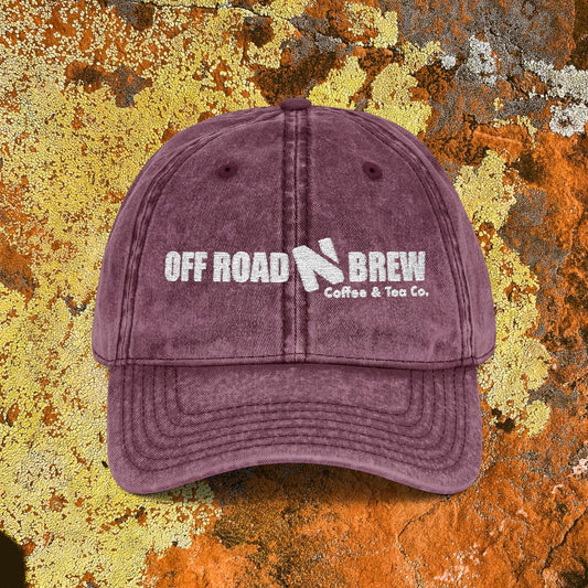 Off Road N Brew Vintage Embroidered Cap