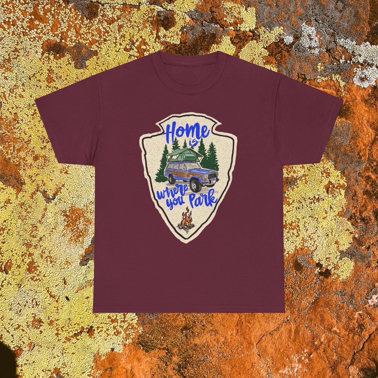 Home Where You Park Unisex Heavy Cotton Tee