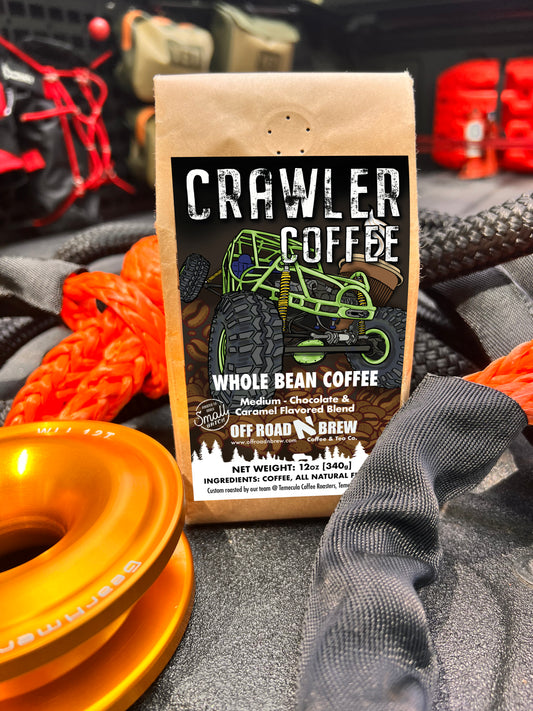 Crawler Coffee - Medium Roast, Chocolate and Carmel Flavored Blend