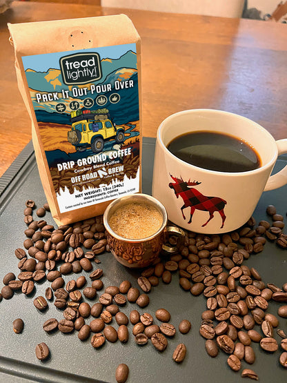Pack It Out Pour Over – Tread Lightly! Partnership Roast - Cowboy Blend